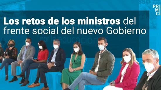 Ministros del Frente Social de Guillermo Lasso