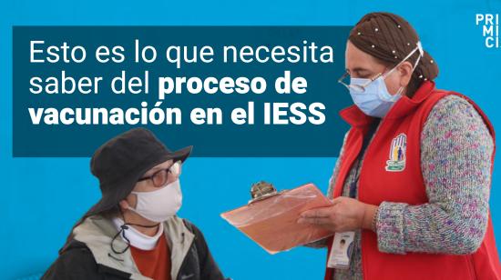 proceso vacunación en el IESS