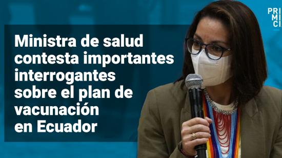 Plan de vacunación en Ecuador.