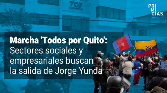 Sectores sociales convocan marcha en contra de Jorge Yunda