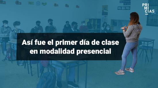 primer día de clases presenciales 