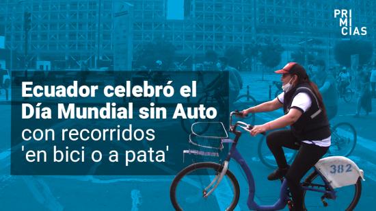 Día mundial sin auto en Quito