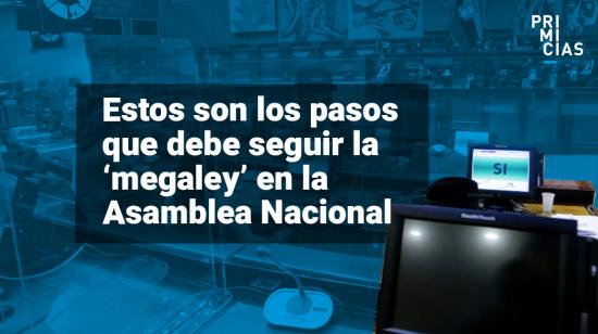 Pasos de la 'Megaley' en la Asamblea Nacional