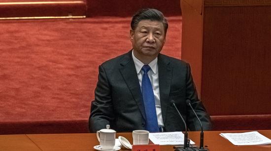 El presidente chino Xi Jinping, en el Gran Palacio del Pueblo, en Beijing, China, el 09 de octubre de 2021.