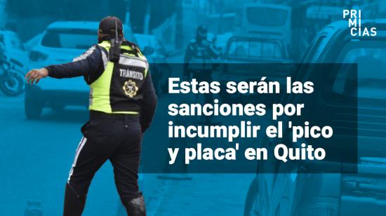 Sanciones por Pico y placa en Quito