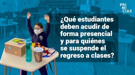 Clases presenciales suspendidas