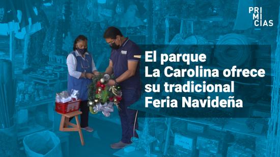 Feria Navideña, parque La Carolina