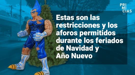 Restricciones y aforos durante los feriados de Navidad y Año Nuevo