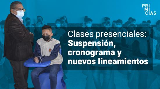 Clases presenciales suspendidas