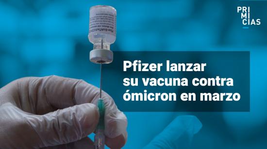 Pfizer lanza vacuna contra ómicron