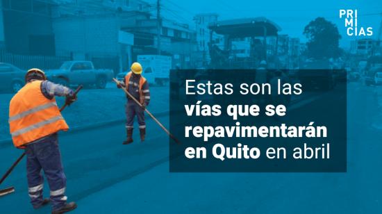 Calles que se repavimentarán