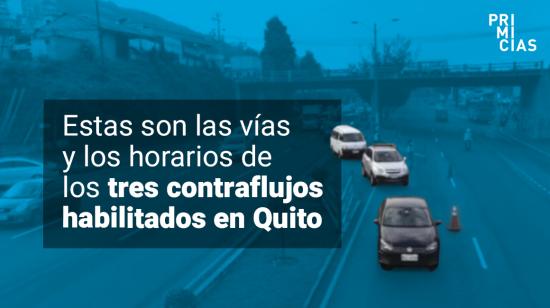 horarios de los contraflujos en Quito