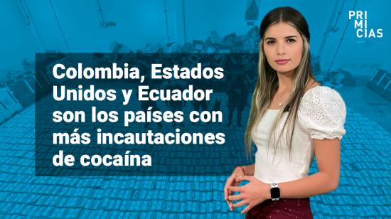 Decomisos de cocaína en el país 