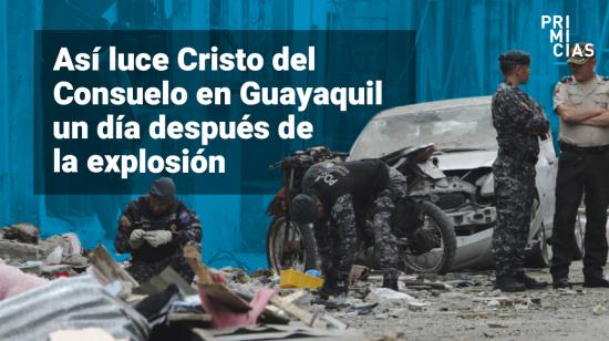 Explosión Cristo del Consuelo en Guayaquil