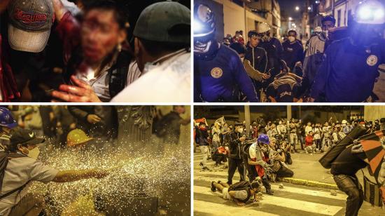 Protestas contra la presidenta Dina Boluarte. 12 de diciembre de 2022.