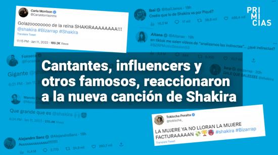 Famosos opinan de la canción de Shakira