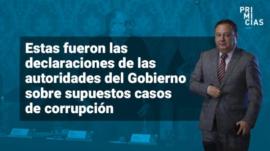 Gobierno sobre los presuntos casos de corrupción