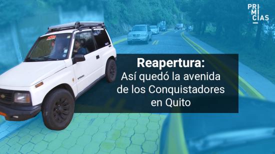 Avenida que conecta a Guápulo, con La Vicentina y los valles de Cumbayá y Tumbaco.