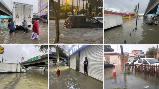 Imágenes de las fuertes lluvias e inundaciones del 23 de marzo de 2023.