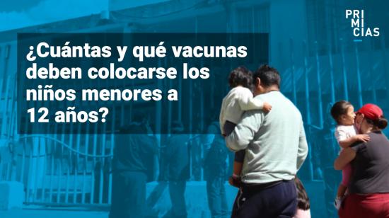 Vacunas contra el sarampión, la rubéola y la polio.