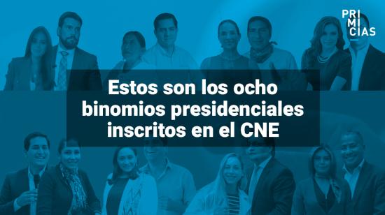 Candidatos presidenciales para las elecciones de 2023.