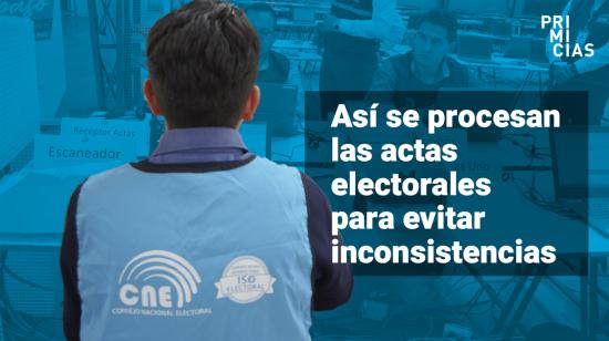 Votos el día de las elecciones generales.