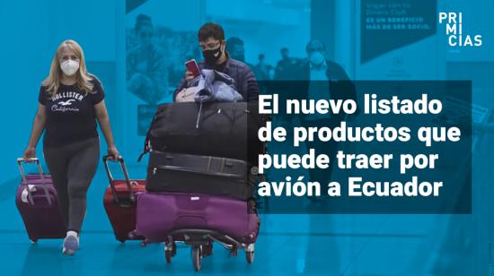 Aduana listado de productos sin impuestos.