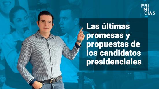 Propuestas y promesas de Luisa González y Daniel Noboa.