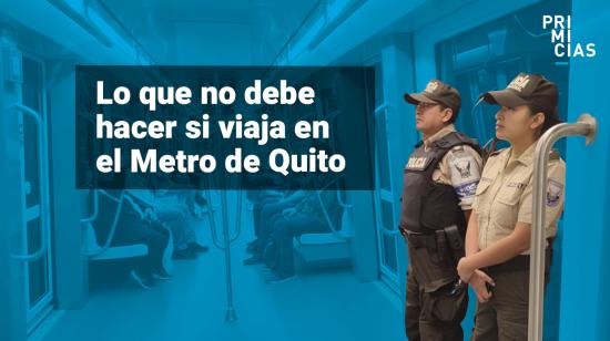 Estaciones y pasajeros del Metro.