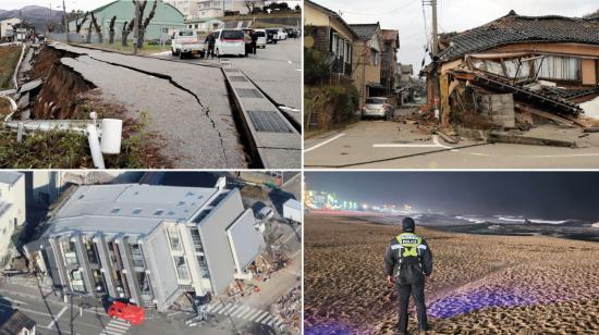 Sobrevivientes y muertos tras terremoto.