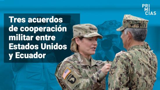 Asistencia militar para la Policía y las fuerzas armadas de Ecuador.