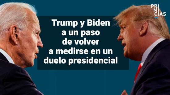 Joe Biden y Donald Trump 