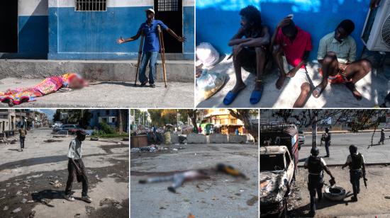 Fotografía de las calles de Puerto Príncipe (Haití), tras el ataque de bandas armadas.