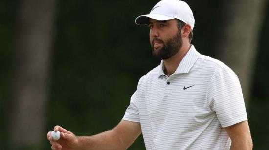 Scottie Scheffler, durante la primera ronda del Campeonato PGA 2024 en Valhalla Golf Club el 16 de mayo de 2024.