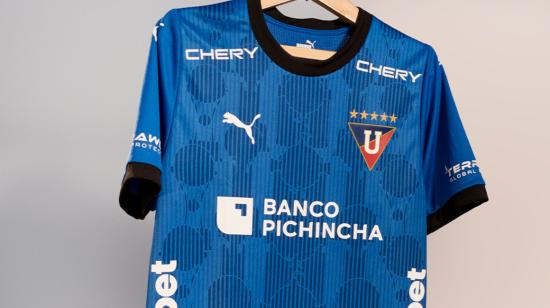 La nueva camiseta de Liga de Quito, 17 de mayo de 2024.