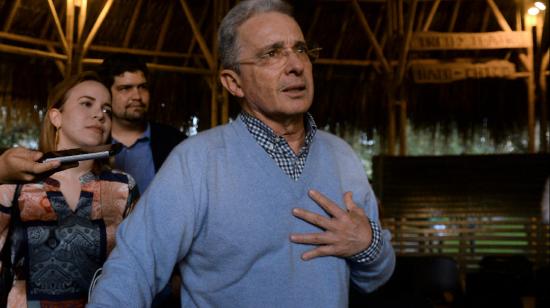 Álvaro Uribe, expresidente de Colombia, en una fotografía de archivo.