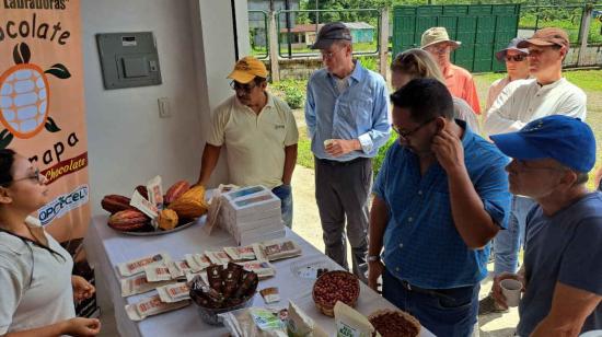 Representantes de la Unión Europea y del Ministerio de Agricultura evalúan trabajo de respuesta al reglamento EUDR en Ecuador, en mayo de 2024.