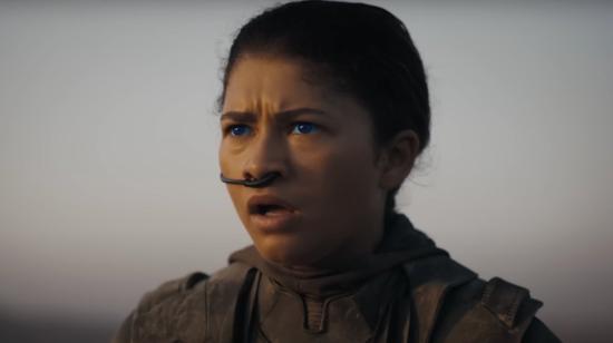 Zendaya siendo Chani en la película Duna, parte dos, 23 de mayo de 2024.