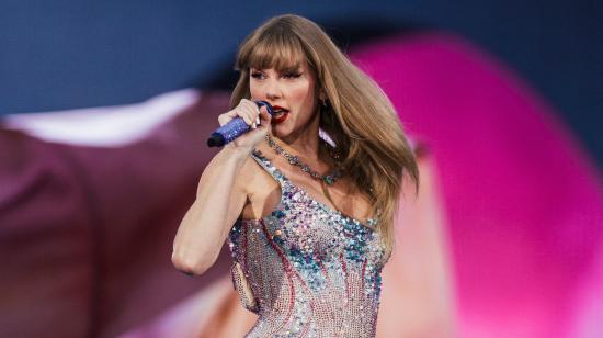 Taylor Swift en su concierto en Portugal, 24 de mayo de 2024.