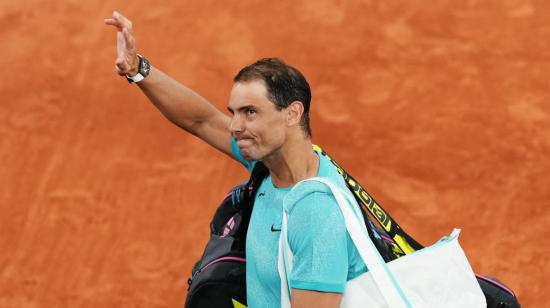 Rafael Nadal cayó ante Alexander Zverev en la primera ronda de Roland Garros este 27 de mayo de 2024.