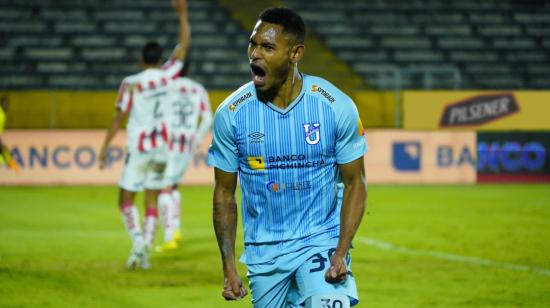 Ismael Díaz, durante un partido con Universidad Católica, el 11 de mayo de 2024.