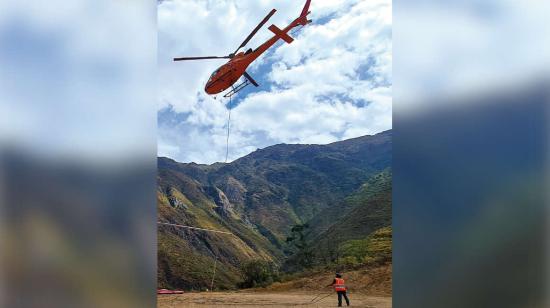 Imagen referencial de un helicóptero de Ecocopter.