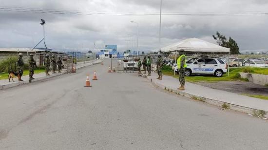 Inmediaciones de la cárcel de Latacunga, en Cotopaxi, el 30 de mayo de 2024.