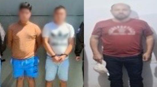 Cuatro extorsionadores fueron detenidos en operaciones policiales en Manta y Guayaquil.
