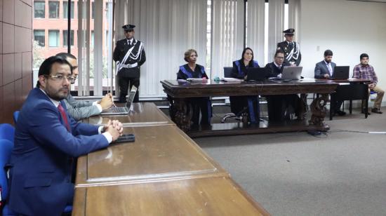 Audiencia por Hábeas Corpus del exvicepresidente Jorge Glas el 12 de abril de 2024.