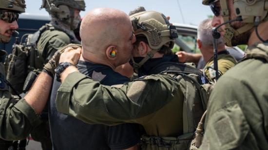 Shlomi Ziv, rehén cautivo de Hamás y rescatado por Israel el 8 de junio de 2024.
