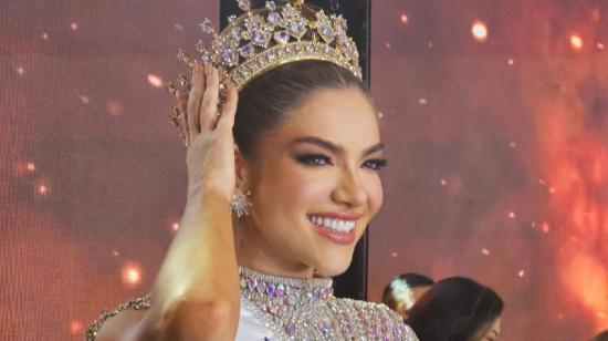 Mara Topic, ganadora de Miss Universo Ecuador, el 8 de junio de 2024.