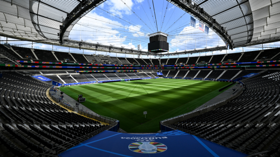 Vista panorámica del Frankfurt Arena, sede de la Eurocopa, el 11 de junio de 2024.