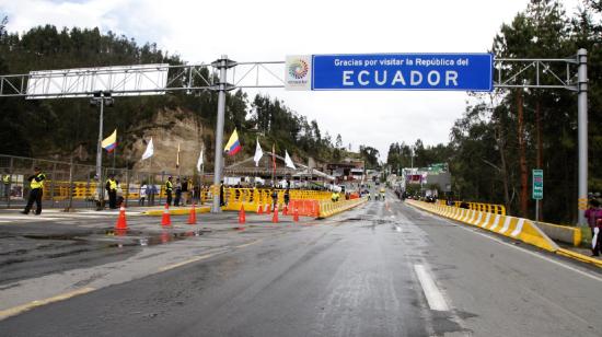 Fotografía referencial de 2015 del puente de Rumichaca, que conecta la frontera de Ecuador con Colombia.