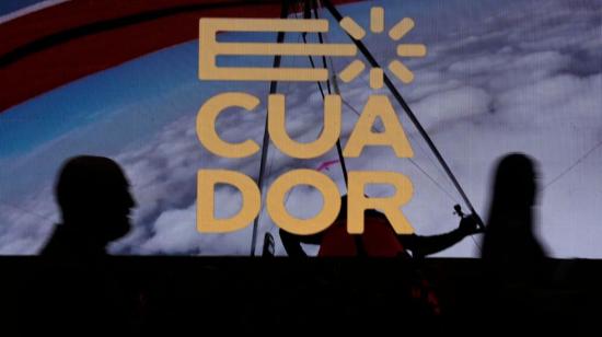 El stand de Ecuador en la Fitur de Madrid, el 24 de enero de 2024.